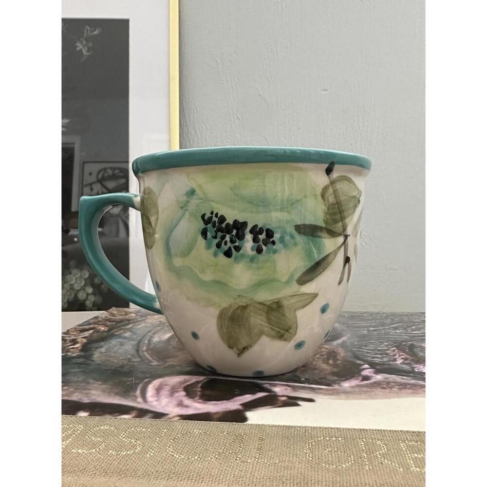 The Pioneer Woman 2 Vintage Bloom Mugs 1 Flea Market Happiness Mug Coffee Tea - Picture 2 of 9